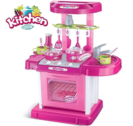 Vivir Luxury Battery Operated Kitchen Set With Lights, Sound And A Carry Case