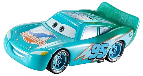 Disney Car Toys, Color Changers, Dinoco Lightning McQueen (Green