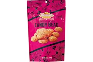 DIAMOND BAKERY Hawaiian Cookies, Candy Bead 4.5 ounce (127g)