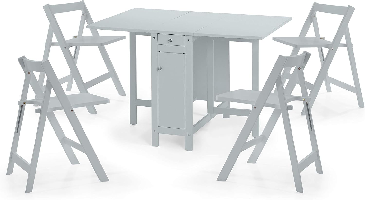 Julian Bowen Savoy Compact Dining Set, Grey