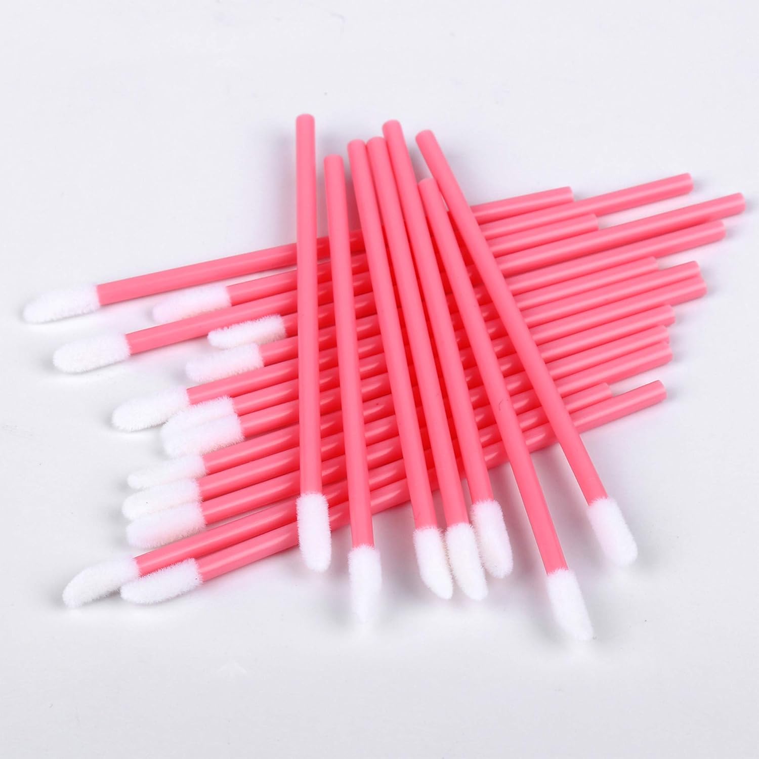 400PCS Disposable Lip Brushes Lip Gloss Applicators Make Up Brush Lipstick Lip Gloss Wands Makeup Applicators Brushes Applicator Tool Makeup Beauty Tool Kits Disposable Lip Brushes Tool Kits Pink: Beauty