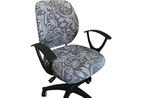 Melaluxe Computer Office Chair Cover - Protective & Stretchable Universal Chair Covers Stretch Rotating Chair Slipcover