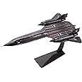 Piececool 3D Metal Puzzles for Adults, Blackbird SR-71 Metal Aircraft Model Kits, Military Airplane Model Kit to Build for Men Hobbies Great Birthday Gifts