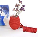 TallKeeey 10M Soft Cotton Rope 8mm Red DIY Craft Hanging Bundling view 6
