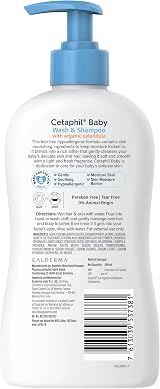 Cetaphil Baby Wash & Shampoo with Organic Calendula 13.5 Fl Oz view 2