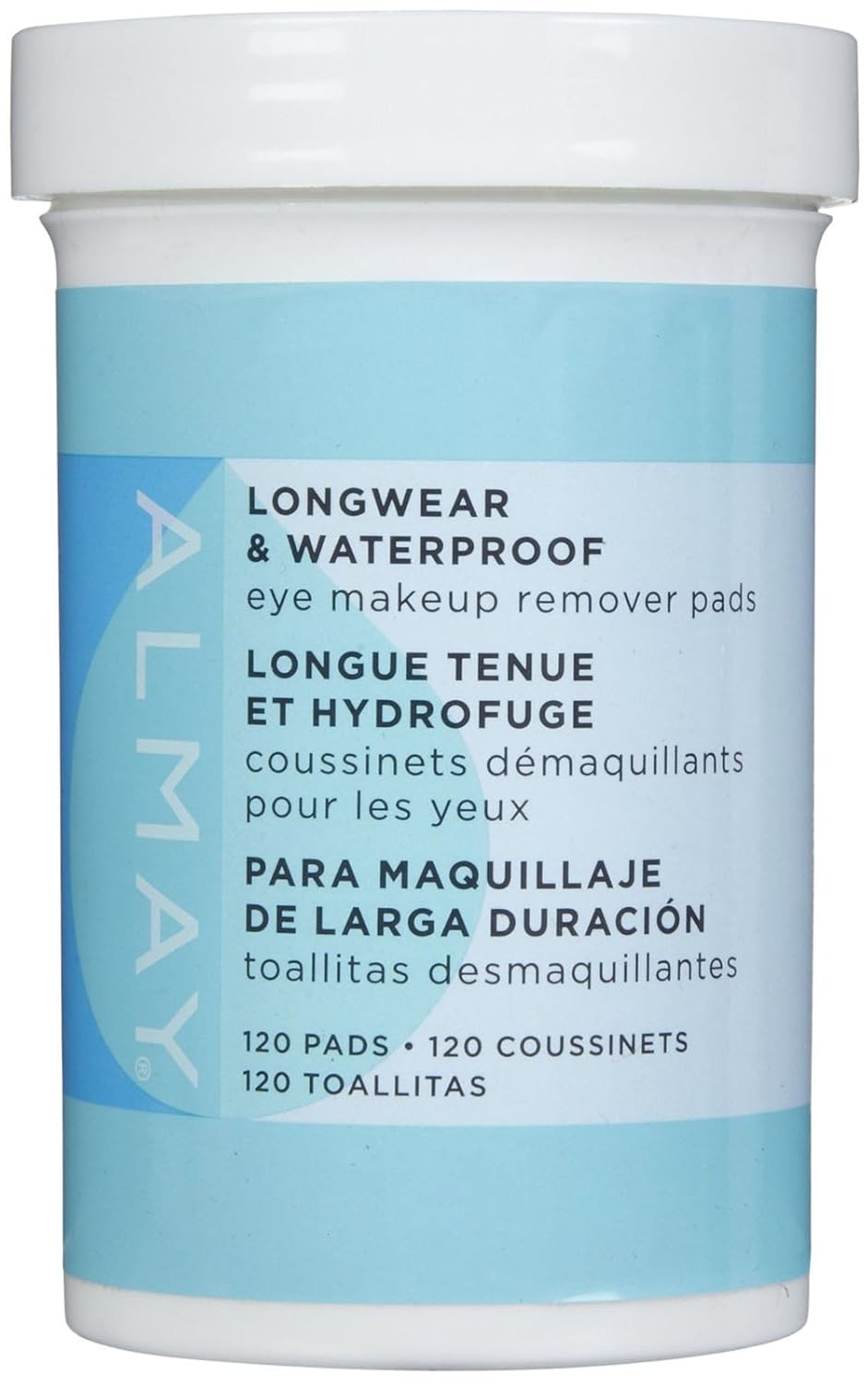 Almay Longwear & Waterproof Eye Makeup Remover Pads - 120 ct