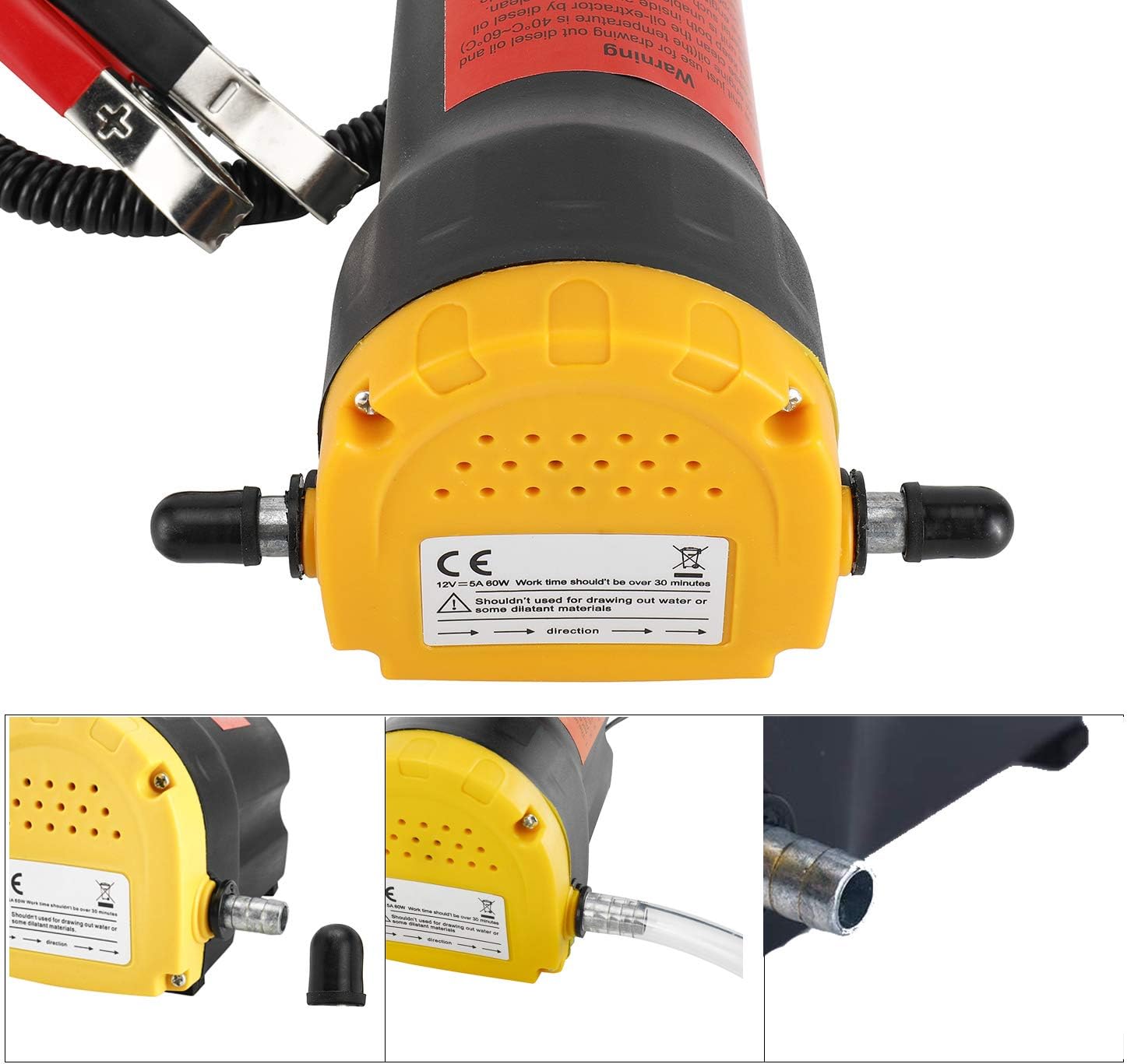 Oil Change Pump Extractor 12V 60W Oil Diesel Fluid Pump Extractor eBay