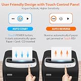VidaTeco Paper Shredder for Office Matte Black Cross Cut 25 Sheets view 6