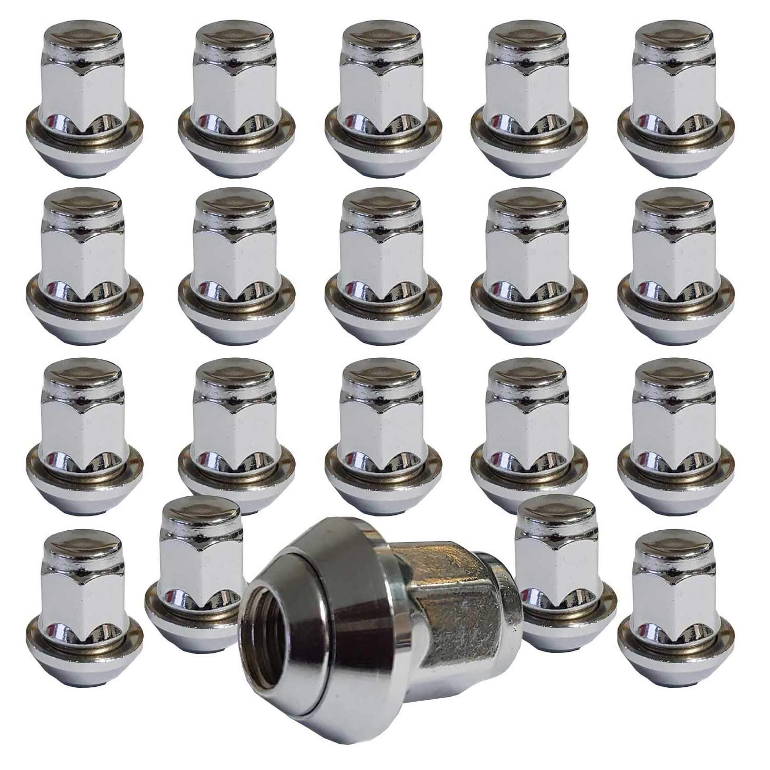 TRACER M12 x 1.5 Wheel Nuts for Ford Original Alloy Rims, 20-Piece Set Lug Nuts for Focus, Fiesta & Mondeo