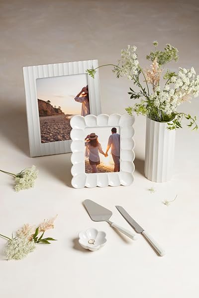 LENOX 895082 FRENCH PERLE SCALLOP 5X7 FRAME