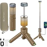 Telescopic Camping Lights Rechargeable Collapsible 10500 mAh LED Caming Lanterns with Stand, IPX7 Waterproof Flashlights with Magnetic Base, Portable Work Light Camping Lamp for Camping, Emergency Use