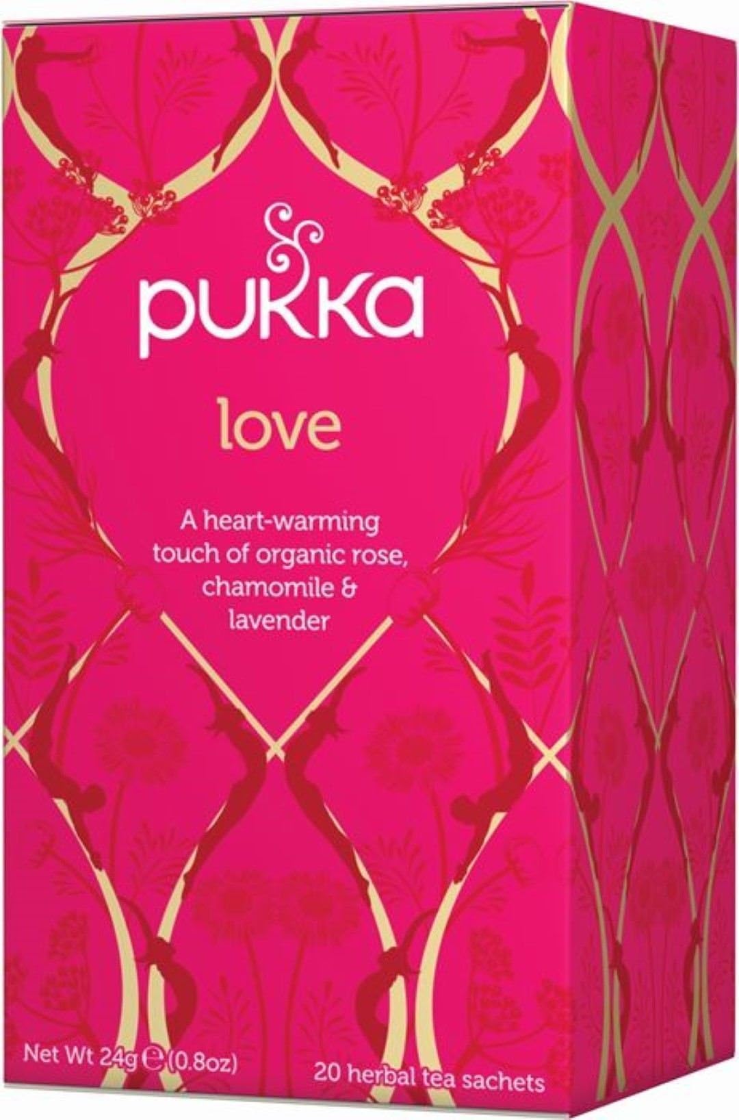 Pukka Love Tea 20 per pack - Pack of 6