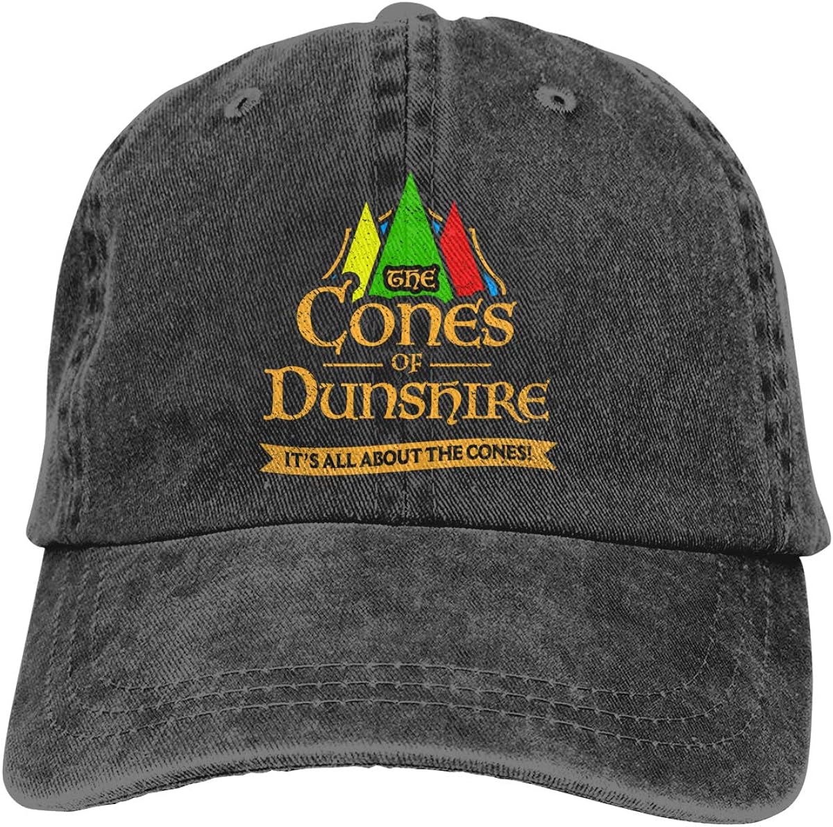 Cones of Dunshire Unisex BaseballCap Twill Adjustable Cowboy Hat Black