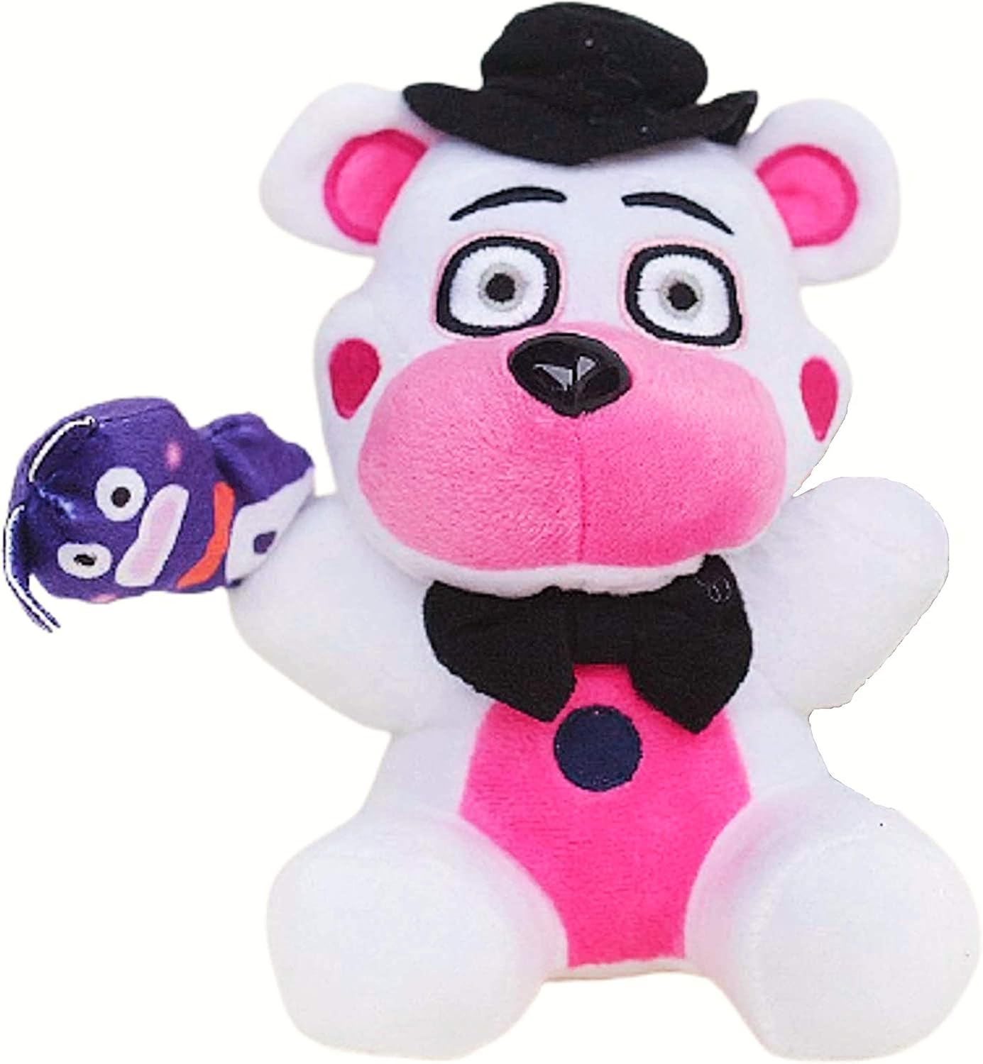 Amazon Com 7 Fnaf Plushies Sister Location Funtime Freddy Plush Toys Five Nights Freddy S Plush Toys Lolbit Springtrap Funtime Freddy Kids Doll Gifts For Fnaf Fan Toys Games