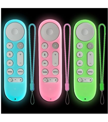 Custodia protettiva in silicone per telecomando Google TV 4K con
