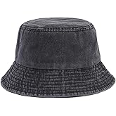 keearce Unisex Solid Color Bucket Hat Summer Beach Sun Hat Packable for Travel Fishing Hunting Summer Camp