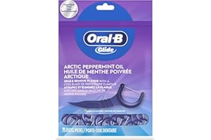 Oral-B Glide 3D White Whitening Radiant Mint Flavor Floss Picks, 75 Count