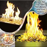 ARSUK Glass Pebbles Yellow 0.455Kg Decorative for Aquariums & Decor view 5