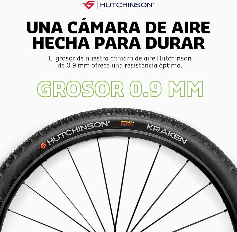 - Cámara de aire - MTB - Estándar - Resistencia a pinchazos y antipinchazos - Válvula Schräder - Grosor 0,9 mm - 40 MM - 26 x 1,70-2,35 - Juego de 2
