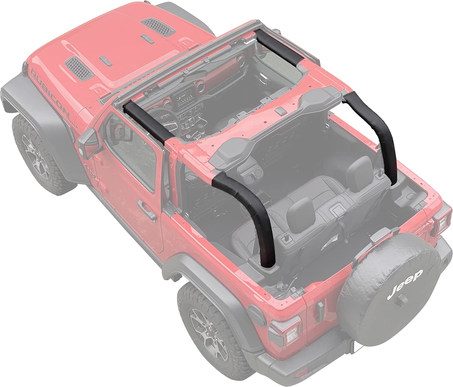 Shadeidea Roll Bar Padding for Jeep Wrangler JL