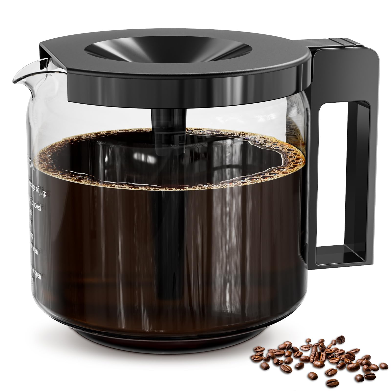 Photo 1 of 1.25L Coffee Pot Replacement for Technivorm Moccamaster KBG, KBGV & CDG Coffee Maker(89830), Glass Carafe for KBG Brewers, Glass Coffee Pot, BPA Free, Dishwasher Safe