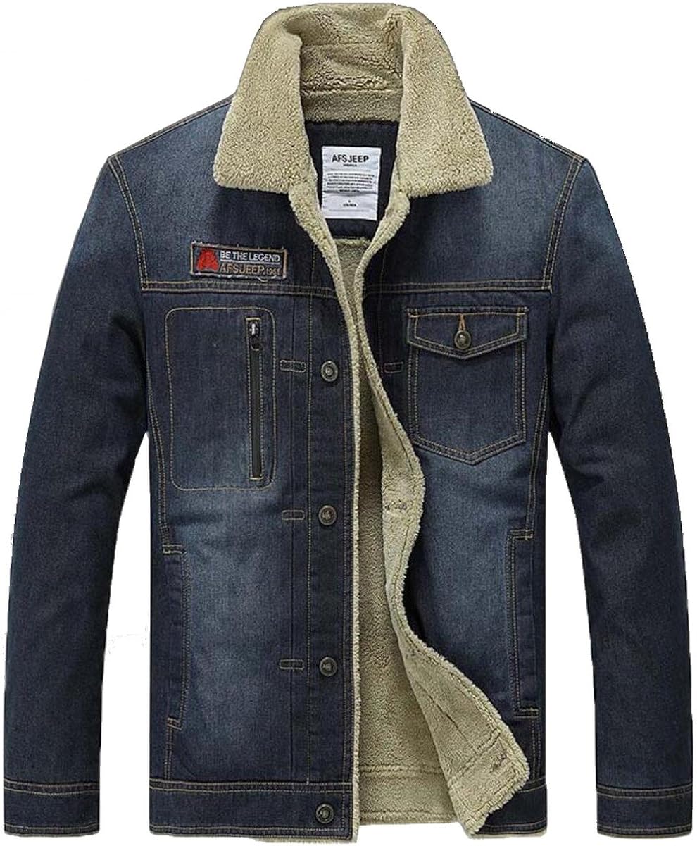 lambswool denim jacket