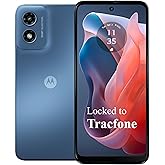 Tracfone Moto g Play 2024 Prepaid Phone with a 1-Yr Plan Included | Prepaid Smartphone with Full YR Plan Included bundled with 1500 Min/Text/Data for365 days of service - Locked to Tracfone
