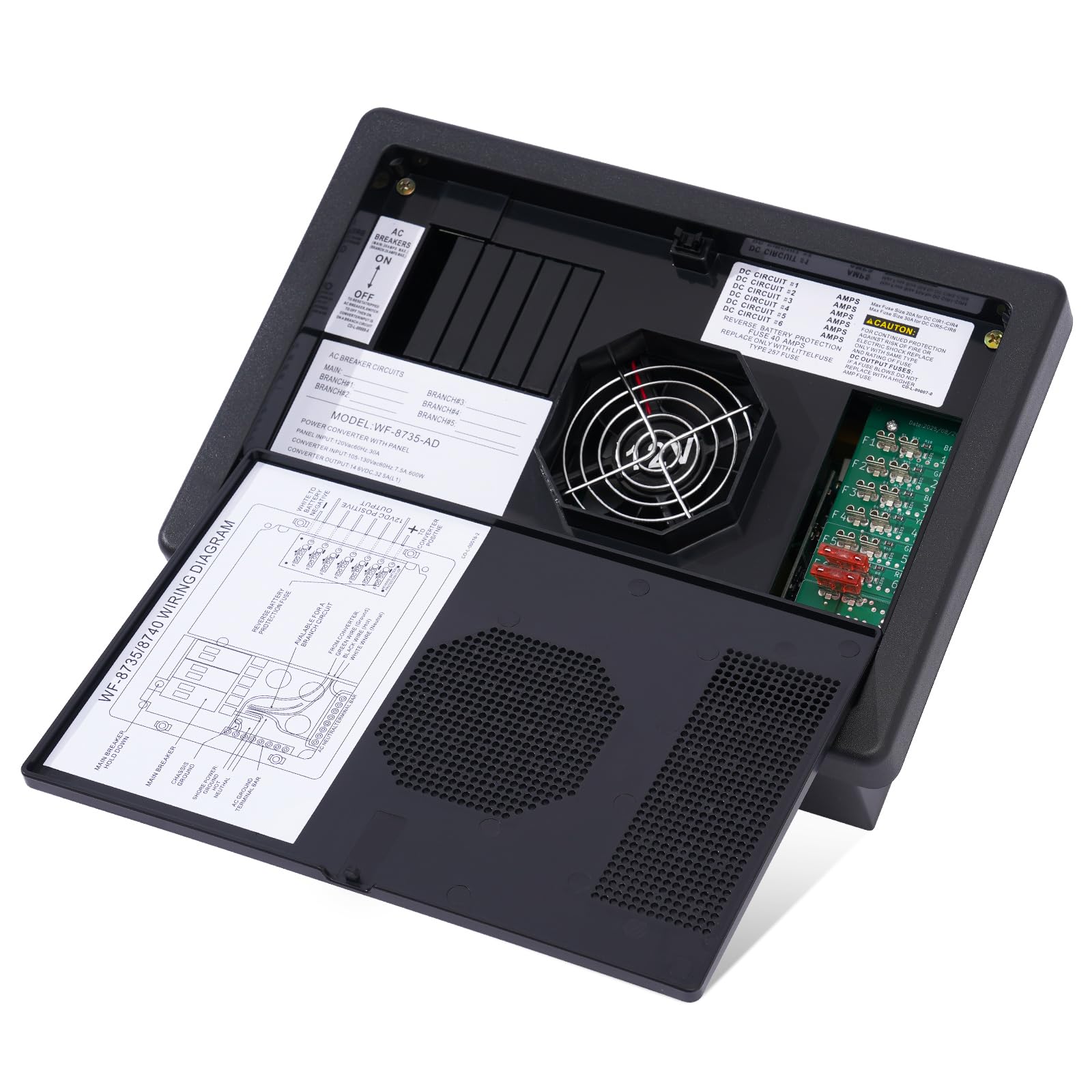 Photo 1 of YUHAILOU RV 30 Power Converter WF-8735-AD Converter Charger Auto Detect, 35 Amp DC Output Compatible with RV,Camper,Caravans,Travel Trailer