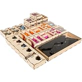 The Broken Token Game Organizer Compatible with Imperious Twilight: Prophecy Expansion - Wooden Game Organizing Box with Multiple Trays