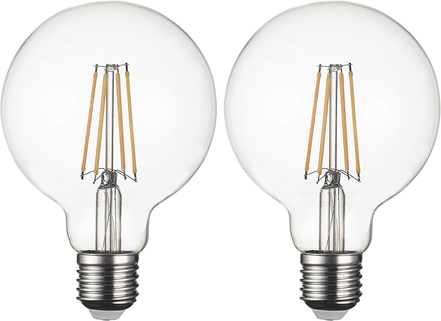 SD LUX E27 LED Bulbs Globe Vintage Filament Led Light Bulbs 8W 850LM(Equal. 75W) G95 No Flicker Edison Screw LED Bulbs