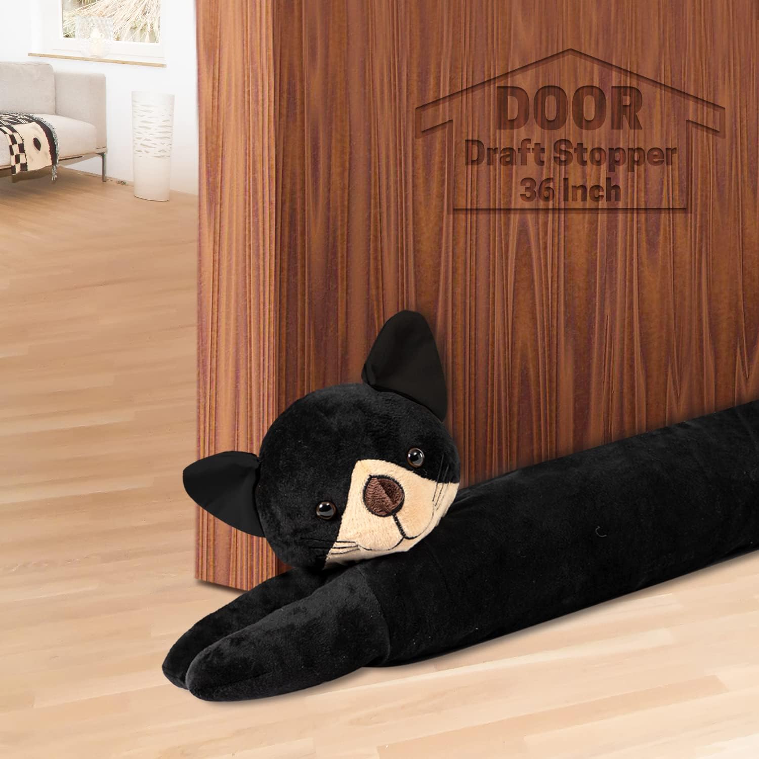 Draft Stoppers - 36 Inch Under Door Draft Stopper Heavy Duty,Door Draft Blocker Soundproof Energy Saver from Under Door by SWISSELITE