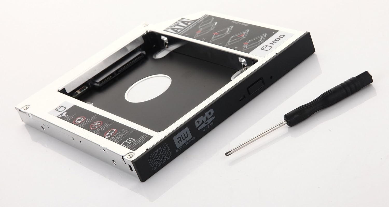 DYtech 2nd HDD SSD Hard Drive Caddy for Lenovo IdeaPad