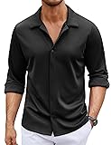 COOFANDY Men's Long Sleeve Button Down Wrinkle Free