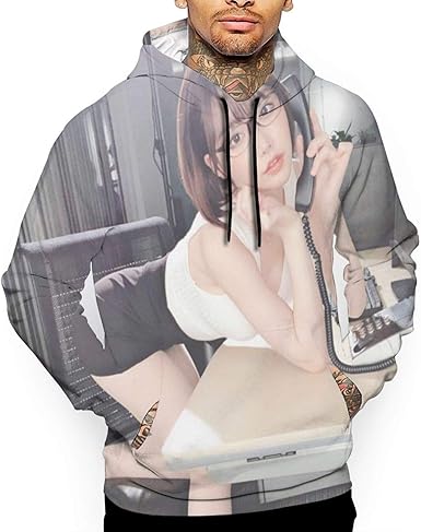 Amazon フード付きパーカー 深田えいみ 4 おしゃれ メンズ 和柄 トップス トレーナー 長袖 プルオーバー スウェットパーカー Tシャツ スウェットシャツ 秋服 ゆったり フード付 ポケット付 トレーナー パーカー 通販