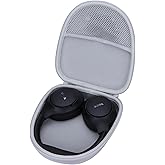 Lebakort Hard Case Compatible with TOZO HT2 / BERIBES WH202A / Uliptz WH203A / KVIDIO WH201A / Picun B8 / RUNOLIM RUWH301AB-US3 Hybrid Active Noise Cancelling Headphones (Off White Case)