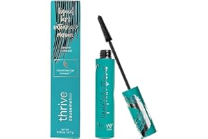 WIMABUDEN Thrive Mascara Liquid Lash Extensions, Tubing Mascara Cosmetics Natural Volumizing Lengthening Eye Makeup, Waterproof & Smudge-Proof, Long-Lasting No Clumping (Rich Black)