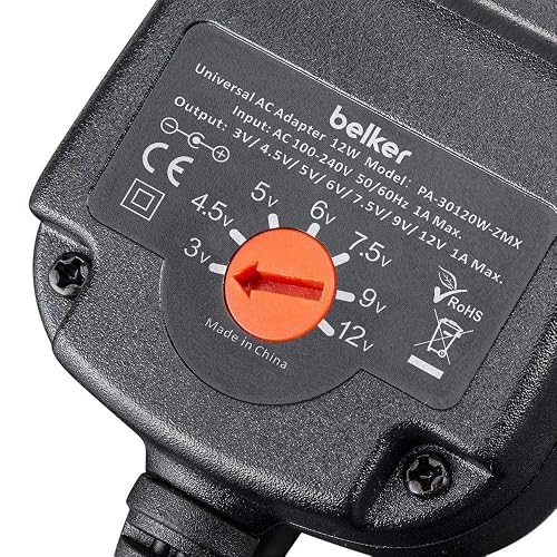 Alimentatore Universale AC/DC Multi Volt 3V-12V Regolabile - Adattatore Di Corrente
