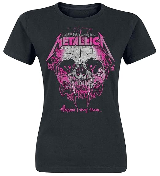 camiseta metallica mujer