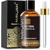 MAYJAM Myrrh Essential Oil for Diffuser Soap Candle Making, 3.38FL.OZ | Long Lasting Rich Resinous Scent for Warm Spaces, Myrrh Oil for Skin, Ideal for Home Office Yoga Use