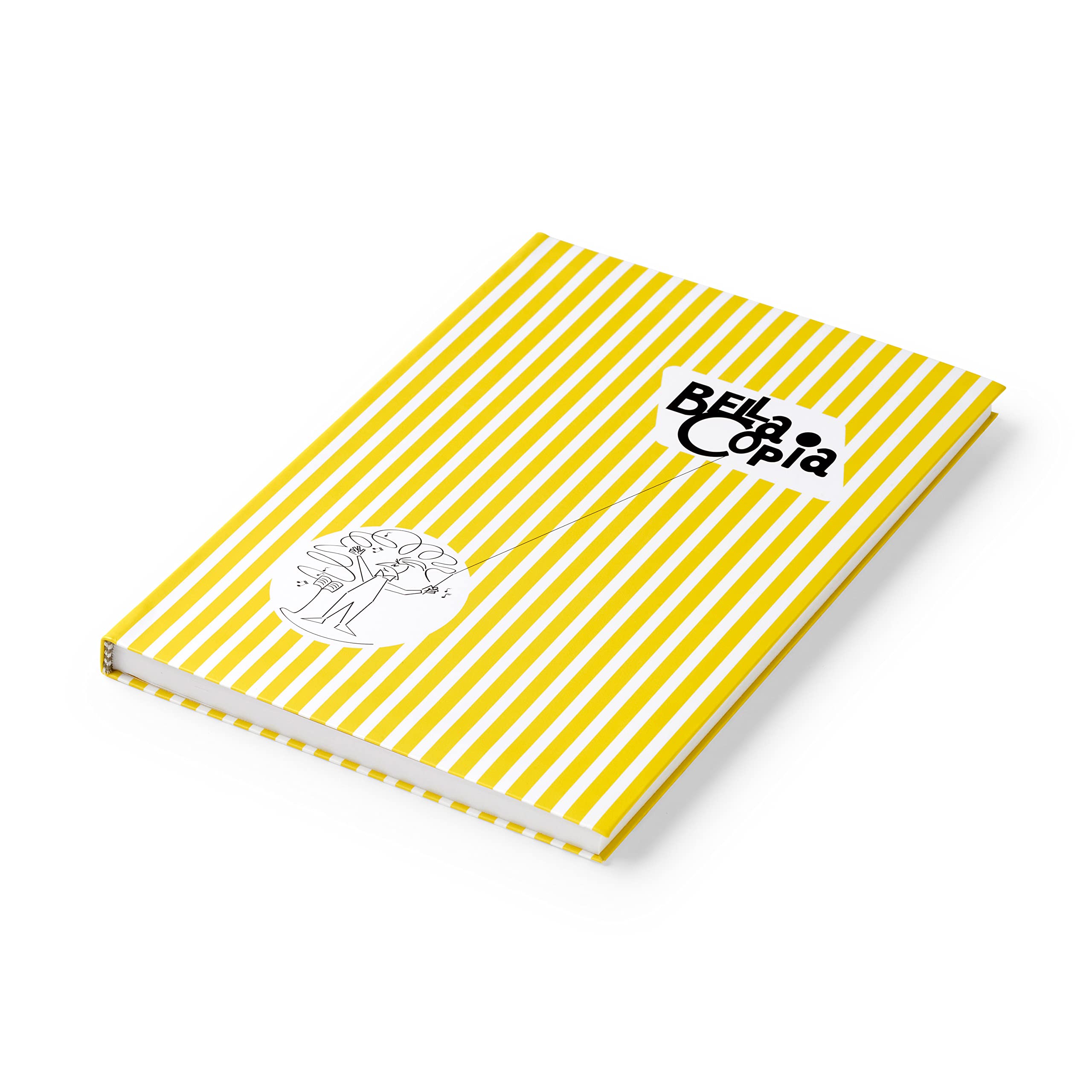 PdiPigna, Bella Copia Notebook A5 15 x 21 cm, Dutch Cover, 1R Inner Lines, Yellow