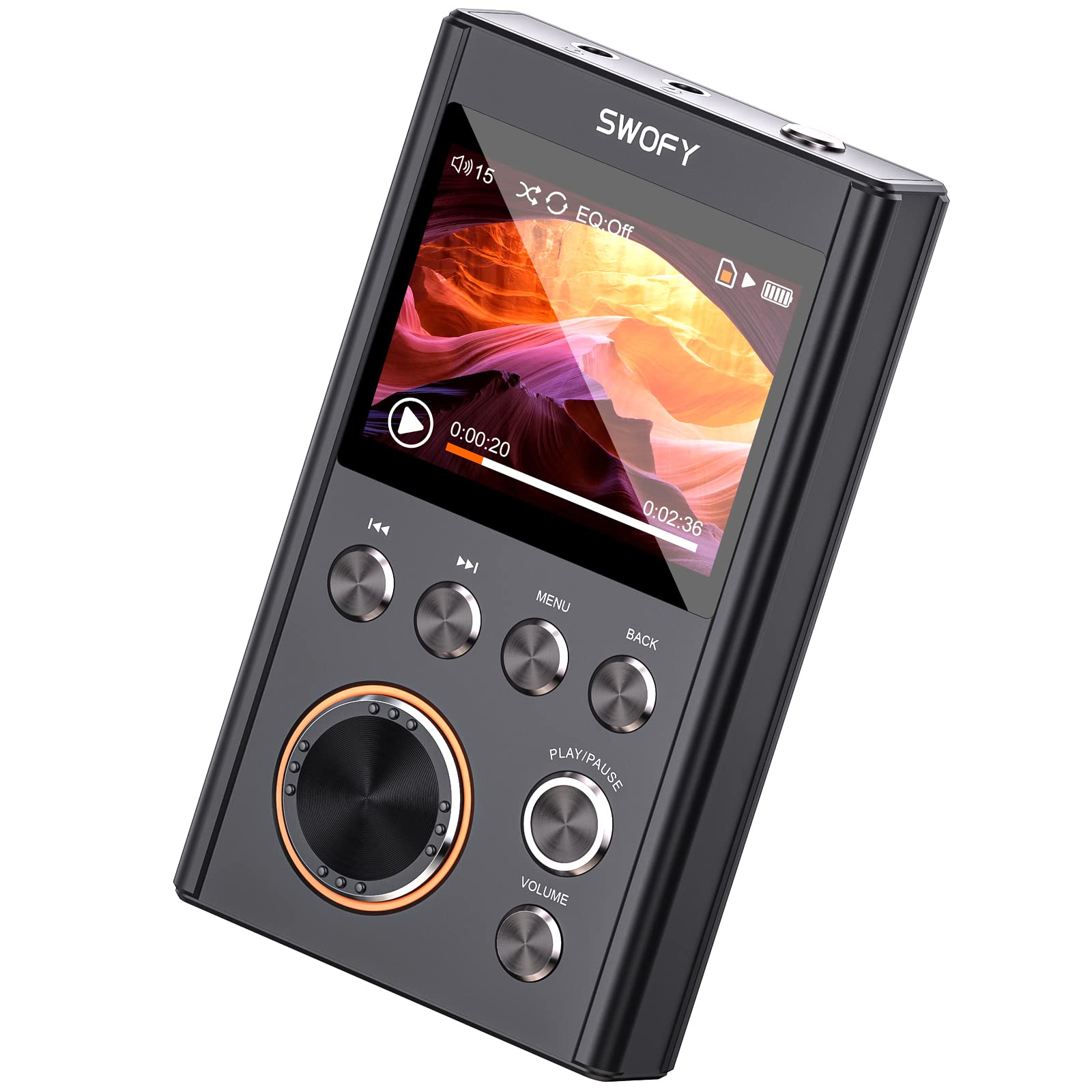 SWOFY Real Lossless HiFi MP3 Player, DSD High Resolution Digital