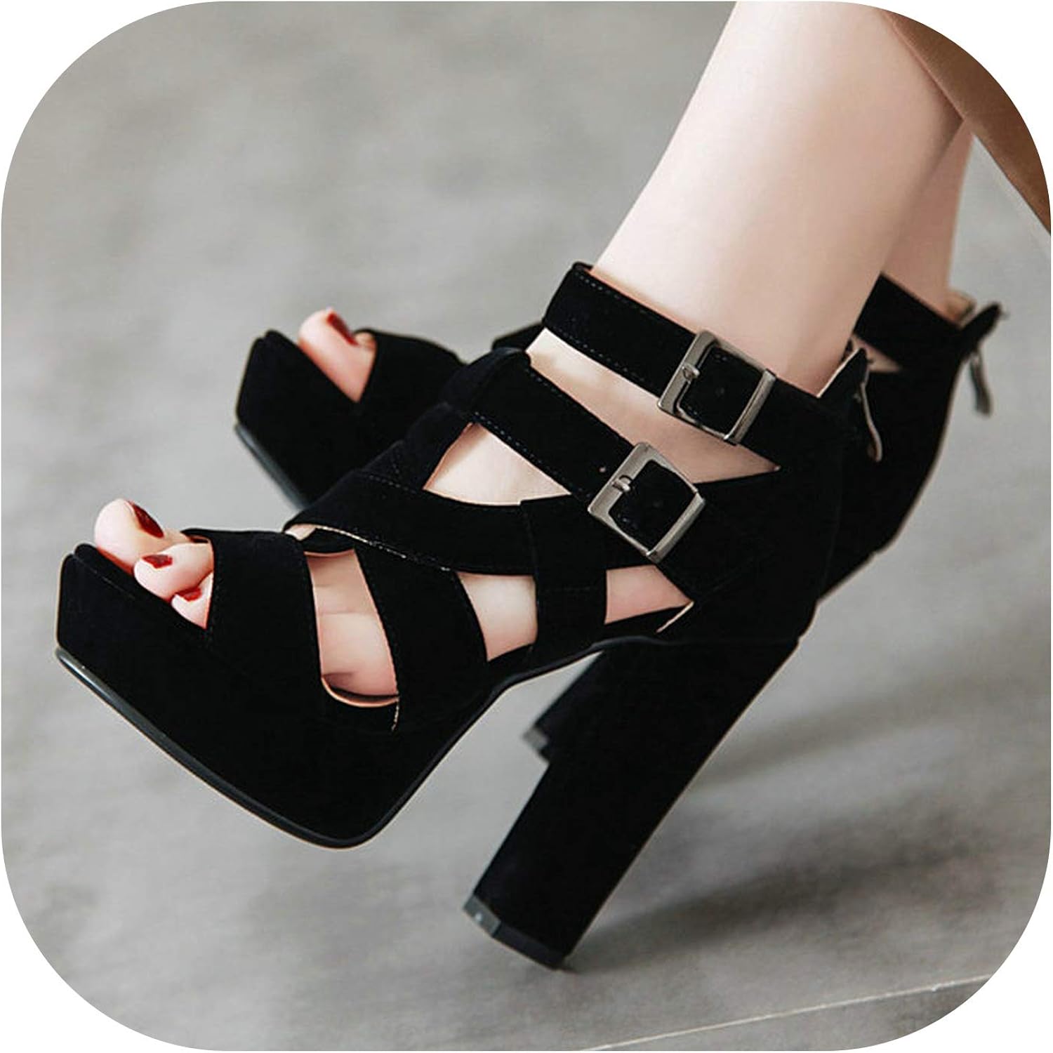 platform gladiator sandals