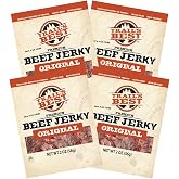 Trail's Best Original Beef Jerky Snack Packs, 2 Oz, 4 Pack | Original Beef, Jerky Snack Packs, Deliver Classic, Smokehouse Flavor, Convenient, Grab-And-Go Portions, Made In The USA
