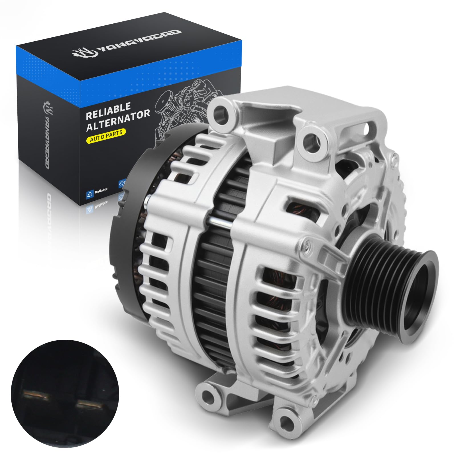 Photo 1 of YINAVAGAD 0131543502 Alternator 3.0L 3.5L 4.6L 5.5L for Mercedes-Benz GL450 GL550 ML350 ML500 R300 R350 R500 S300 S350 S500 2006 2007 2008 2009 2010 2011 2012 2013, See Fit!