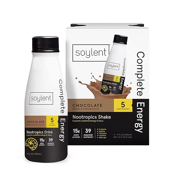 SOYLENT COMPLETE ENERGY, 15G COMPLETE PROTEIN, 15 BRAIN...