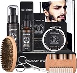 ComoZon Beard Grooming Kit Men Gift Set with Oil Shampoo Comb Brush Balm view 8