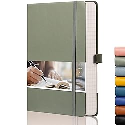 EMSHOI Lined Journal Notebook - 120gsm Thick