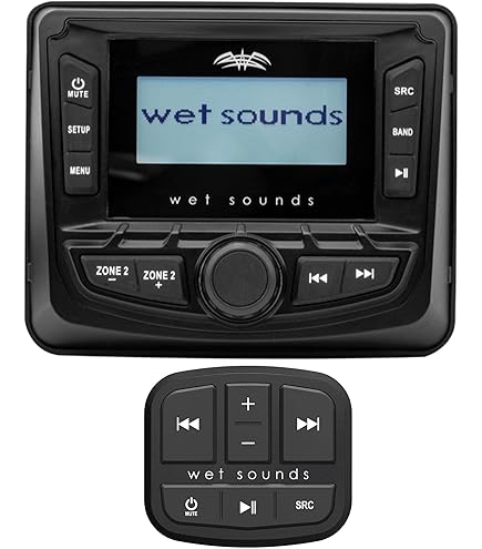 Amazon.com: Wet Sounds WS-ZX-MC-20 3-Zone Marine Media Center with