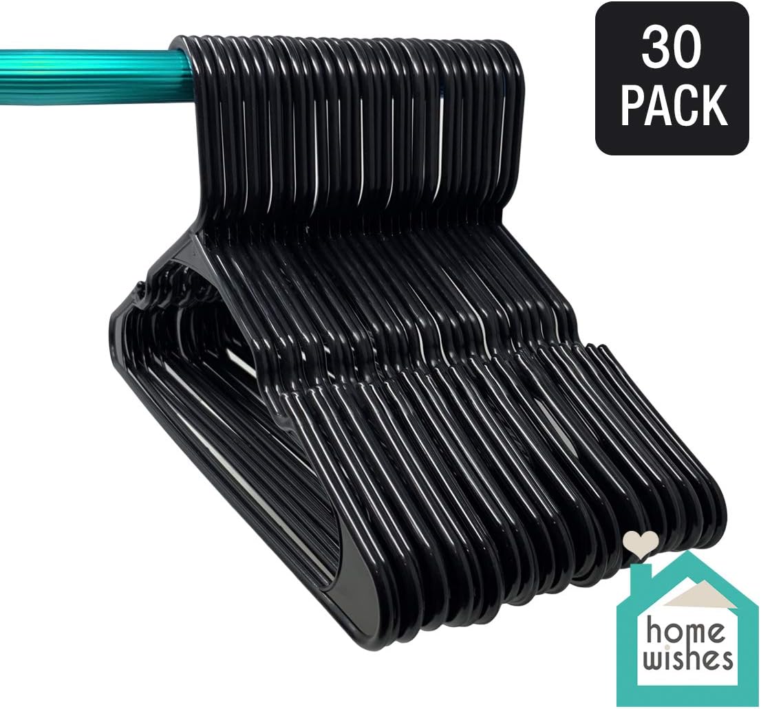 Home Wishes Plastic Clothes Hangers Ideal for Everyday Use