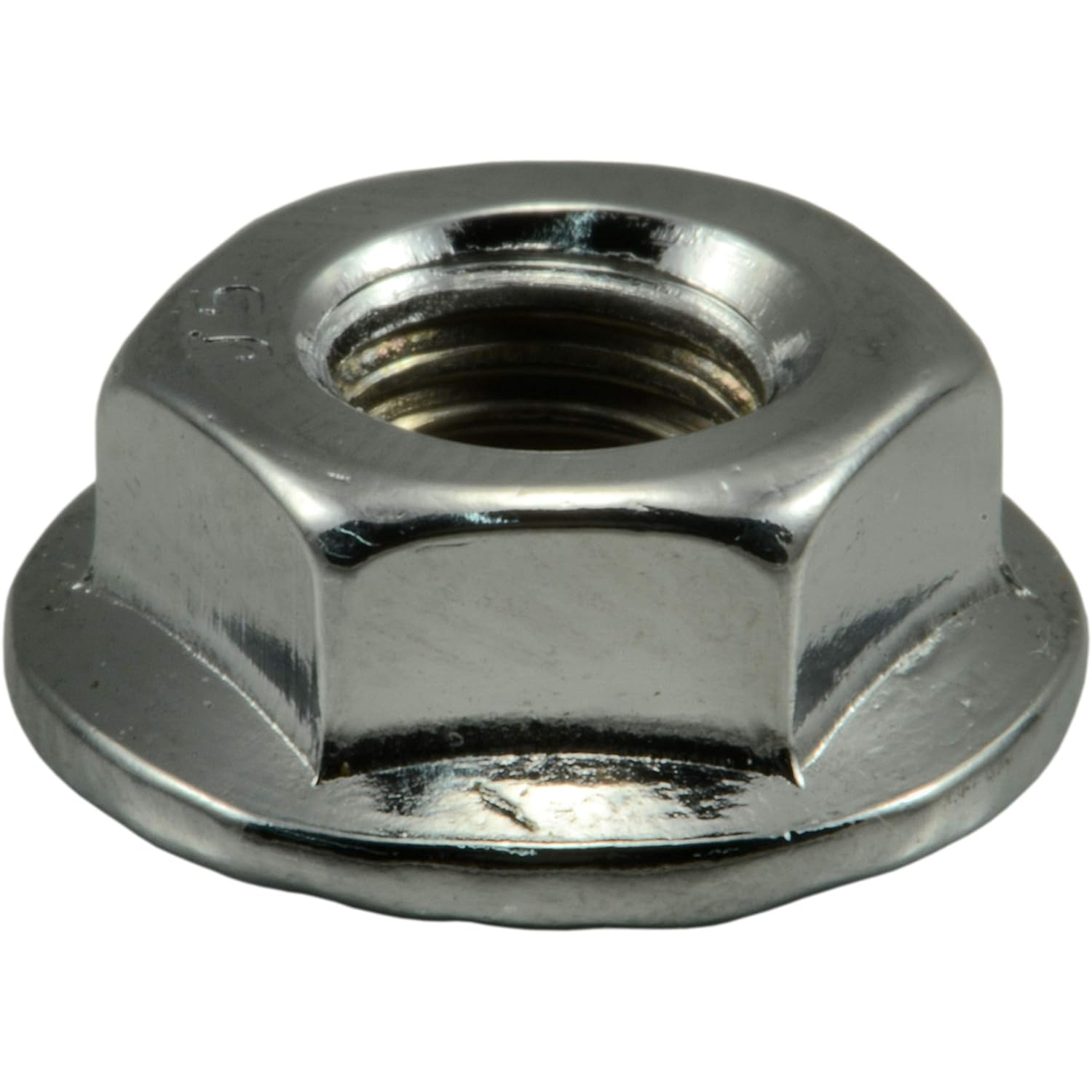 M5 304 Stainless Steel Flange Selflocking Nut,Flange Antiloosening